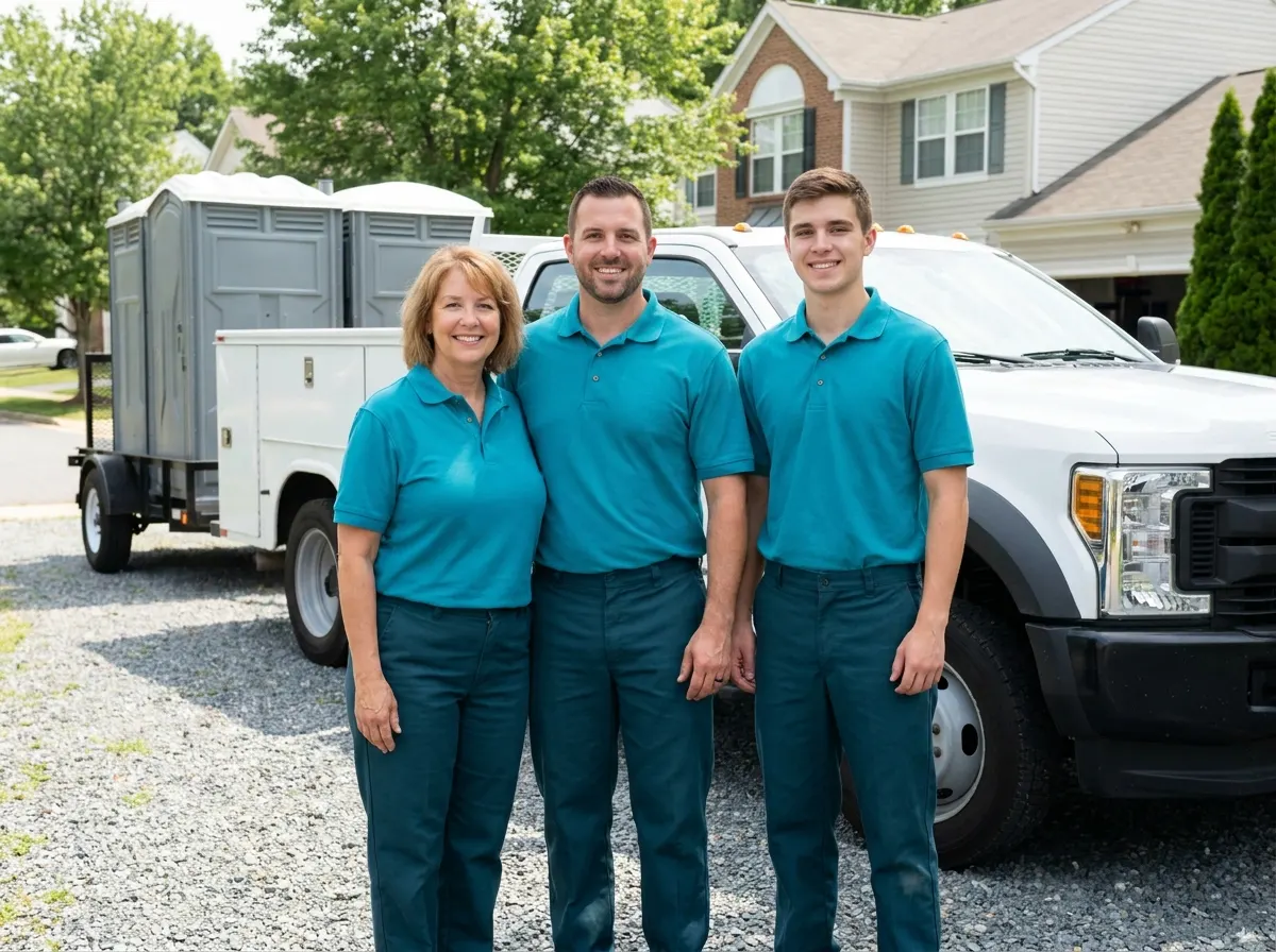 Northstar Restroom Services portable toilet rentals team in Woodbridge, VA